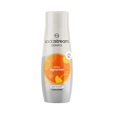 SODASTREAM – Concentré Rafraîchissant aux Agrumes Sans Sucres, Saveur Intense et Naturelle (440 ml) - Le Lot De 3