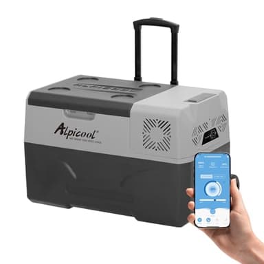 Alpicool CX30 30L Réfrigérateur de Voiture portable congélateur et réfrigérateur, Glaciere Électrique à Compression pour Maison, dortoir, Camping