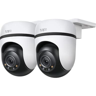Tapo 2K Caméra de Surveillance WiFi extérieur 360°, Vision Nocturne Couleur, Détection de Personne et Suivi de Mouvement, Étanche IP65, Alarme sonore Personnalisable, C510W 2pack