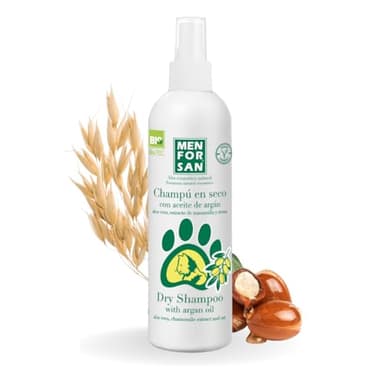 MENFORSAN Shampooing Sec à l'huile d'argan pour Chat 250 ML