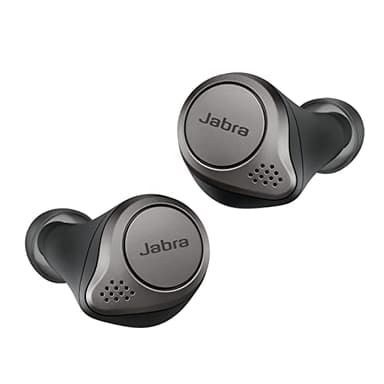 Jabra Elite 75t - Écouteurs Bluetooth avec réduction de Bruit Active et autonomie élevée de la Batterie pour appels et Musique sans Fil - Noir Titane