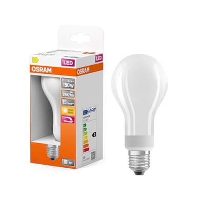 Osram Ampoule LED, Culot: E27, Blanc chaud, 2700 K, 18 W, équivalent à 150 W, LED SUPERSTAR CLASSIC A