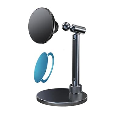 hogtnd De de Station d ' Accueil magnétique en Aluminium Mince avec de diamètre 60 mm et positionnement Flexible pour la stabilité des Smartphones de téléphone antidérapant