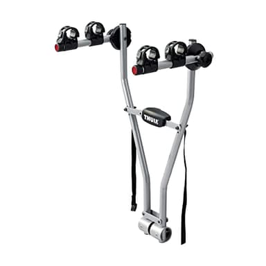 Thule Xpress 2, Porte-vélos de base sur boule d'attelage rapide et facile à utiliser (pour 2 vélos) 76 x 55 x 54 cm, Silver