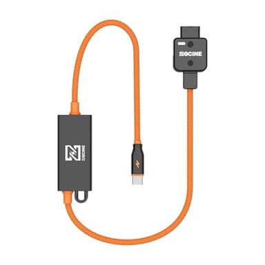 ZGCINE DT-PD 20 "D-TAP TO USB-C PD Câble de chargeur bidirectionnel | Charge rapide 65W pour la batterie en V-Mount, appareil photo sans miroir, Téléphone | 180 ° Rotation D-TAP, Nylon Braid