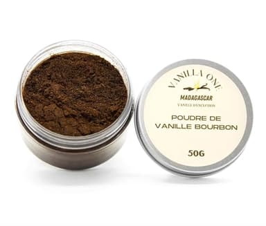 Poudre de vanille bourbon issues de gousses entières 50g Premium Quality (50)