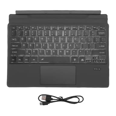 Annadue Clavier Bluetooth pour Latitude 7320 K19M 5285 5290 7200 7210, Clavier sans Fil de Voyage Amovible et Portable avec pavé Tactile pour Ordinateur Portable