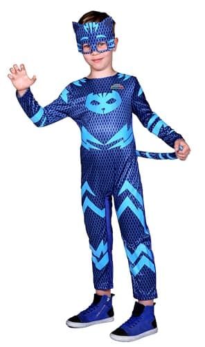 Ciao - Catboy costume déguisement garçon original PJ Masks Pyjamasques (Taille 3-4 ans) avec masque