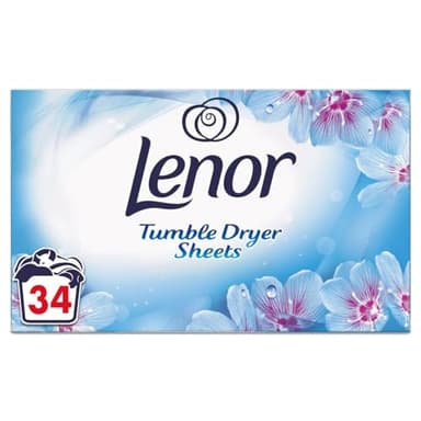 Lenor Voiles fraîcheur d’assouplissant pour sèche-linge Brise d’été 102 voiles (Pack de 3 x 34 voiles)