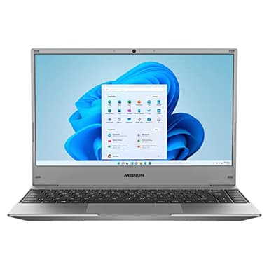 MEDION Ordinateur portable Full HD de 33,7 cm (13,3") (Intel Pentium Silver N5030, RAM DDR4 4 Go, SSD 128 Go, mode Win 11 Home S)