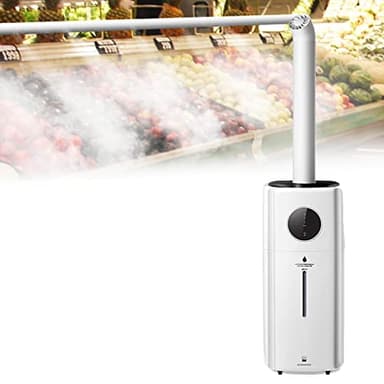 BEESOM Humidificateur Industriel Conservation de Fruits et de légumes de Supermarché Jet Commercial Ultrasons 21L Humidification de Grande Surface de Grande capacité,Smart