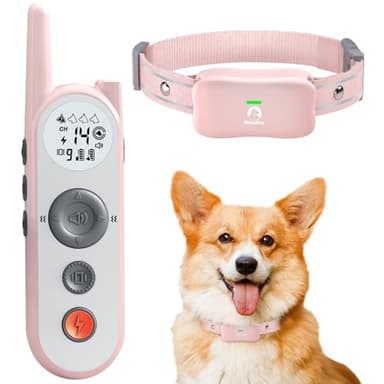Clôture Électronique pour Chien,Intérieure et Extérieure 8M à 1050M Ajustable Étanche Électrique Système Clôture Collier,Résistant à L’Eau Collier de Dressage pour Chiens de Moyennes et Grandes