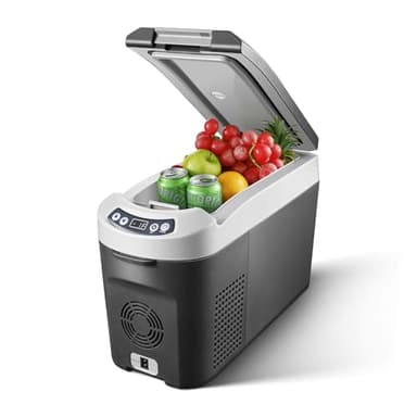 AAOBOSI 15L Glaciere électrique, 12V Réfrigérateur de Voiture à Compresseur, Frigo pour Voiture, Camion, Camping, Voyage