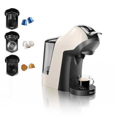 Tristar Machine à café Multi-Capsules 3-en-1 – Compatible avec Capsules Nespresso®, Dolce Gusto®, Dosettes ESE – 19 bars – Sans BPA – CM-2301