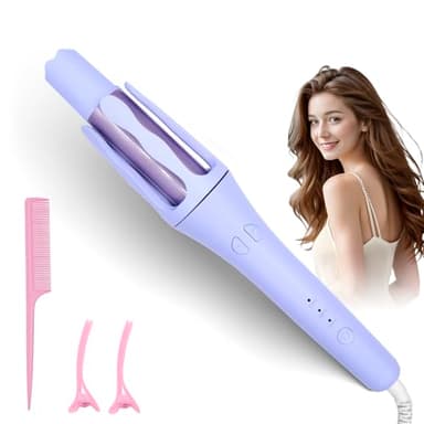 Großcat Fer à friser Automatique pour cheveux 32mm, Grandes boucles, Boucleur a Cheveux avec 3 températures réglables Chauffage rapide, 360 °Tournez le bigoudi pour cheveux longs