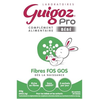 Guigoz Pro Fibres FOS GOS compléments alimentaires - 44g