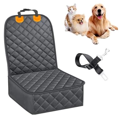 bangminda Protection Siège Voiture Avant pour Chien Universelle Imperméable Antidérapante Antigriffures Housse de Siège en Nylon pour Animaux de Compagnie Voiture