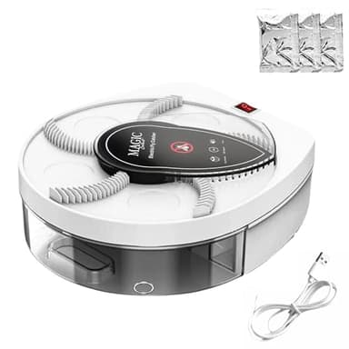 MAGIC SELECT Attrape Mouches Électrique Rotatif à 360°. Piège à Mouches avec Prise USB et Support Mural pour Maison, Cuisine, Restaurant, Hôtel, Bar.