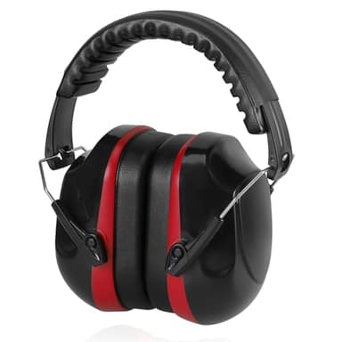 Zocipro Casque Anti Bruit Adulte Pliable et Réglable – Casque Antibruit de Sécurité SNR 34dB, Serre-Tête Souple avec Mousse Épaisse pour Chantier, Construction, Tonte, Tir Sportif