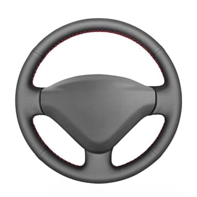 MEWANT Couvre Volant pour Peugeot 206 (206+/206 Plus) / 207/207 CC / 207 SW/Expert (Expert Tepee) / Partner/Partner Tepee Citroen Berlingo/Jumpy/Fiat Scudo Caches de Volant