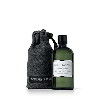 Geoffrey Beene, Grey Flannel, Vaporisateur Eau de toilette pour Homme Senteur Boisée et Orientale, Fragrance Chyprée Verte Unique, Authentique et Sophistiqué, Avec trois notes de parfum, 240 ml