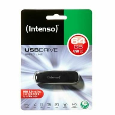 Intenso Speed Line Clé USB 3.0 64 Go Noir