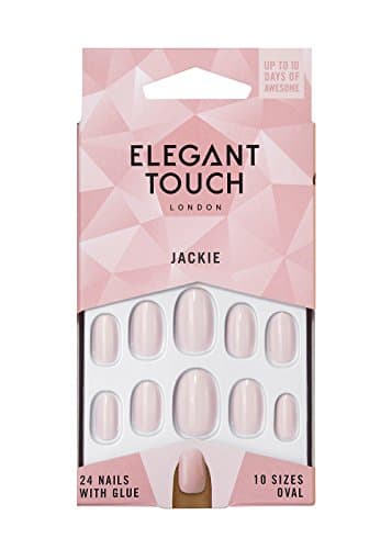 Elegant Touch Polished Nails Jackie Nude Pink Ovale Faux Ongles 24 Pièces