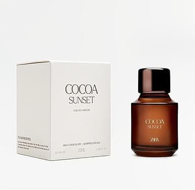 Cocoa Sunset Eau de Parfum, 100ml, Captivant, Note de chocolat et Fruit de la passion, Irrésistibles, Parfum élégance, Sensuel