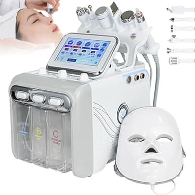 r Hydrafacial Machine Professionnel 7 en 1, Appareil D'hydrofacia, Hydra-Dermabrasion, Vaporisateur Facial, Appareil De Nettoyage en Profondeur, Soins du Visage, équipement De Salon.
