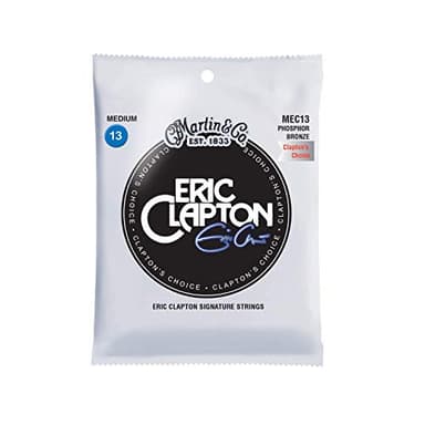 MARTIN Cordes pour guitare acoustique, Eric Clapton's Choice, Medium 13-56, 92/8 Phosphore Bronze (MEC13)