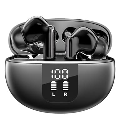 RENGAC Ecouteur Traducteur Instantané,3-en-1 Traducteur Vocal Instantané en 150 Langues en Temps réel et ANC-Bluetooth 5.4, Texture des Basses améliorée, Ajustement sûr pour la Course à Pied/Salle de