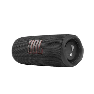 JBL Flip 6 - Enceinte Bluetooth portable et étanche à l'eau et à la poussière, haut-parleur haute fréquence pour des basses profondes, 12 heures d'autonomie, en noir