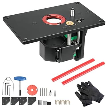 Kit Elévateur pour Défonceuse, Machine de Coupe de Table Elévatrice Inversée, Table Elévatrice pour Machine de Découpage, Défonceuse de Bord Elévateur, Plateau de Levage avec Base Fixe