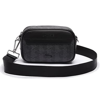 Lacoste petite sacoche The Blend Homme Monogram Noir Gris