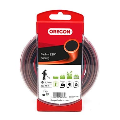 Oregon 564843 Fil de coupe rond Techni 280°, 2,7 mm, 15 m