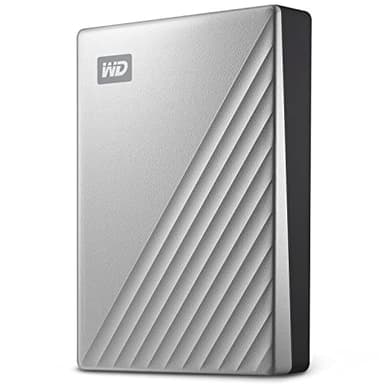 WD 4To My Passport Ultra pour Mac Disque Dur Externe Portable, Parfait pour sauvegarde et stockage, Prêt pour Mac, Format compact Sauvegarde et protection par mot de passe, Boîtier métallique épuré