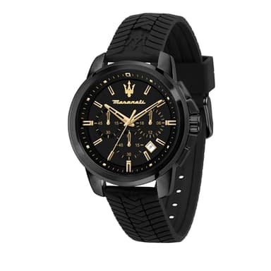 Maserati Montre pour Homme, Collection Successo, en Acier, Silicone, avec Bracelet en Silicone - R8871621011