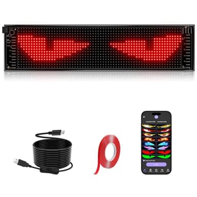 JDVOOTD Plaque Lumineuse Camion Personnalisé, 59x12cm Panneau Lumineux Message, Bluetooth USB 5V, Enseigne Lumineuse LED pour Décoration Idee Cadeau, Fête, Mariage, Bar, Magasin