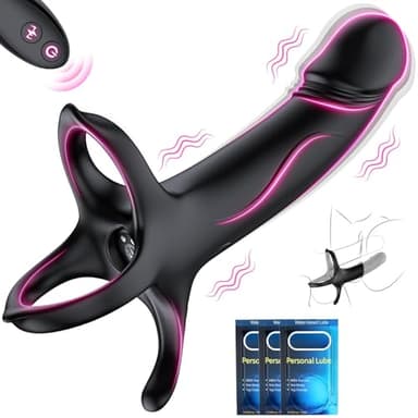 Gode anal Vibromasseur Sex Toys pour couples, Anneau pénien Stimulation de la prostate Hommes Sex Toys Solo, Plug anal Vibrator Sets pour hommes Sex Toys, Cock Ring Sex Toys pour couples Sexe extrême