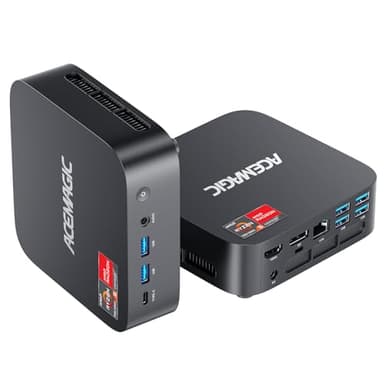 ACEMAGIC K1 Mini PC, AMD Ryzen 5 7430U (6C/12T, jusqu'à 4,3 GHz), 32Go DDR4 512Go M.2 2280 SSD Mini Ordinateur de Bureau WiFi 6 | BT 5.2 | 4K UHD | Type-C Mini Tour PC avec VESA pour école/Bureau