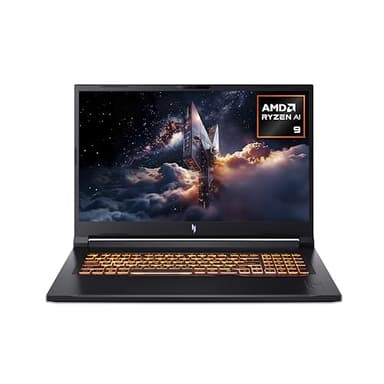 acer Nitro V 17 AI I Copilot+PC I PC Portable Gaming 17.3" FHD 144Hz I NVIDIA GeForce RTX 5070 I Ryzen AI 9 365 I 32 Go RAM I 1024 Go SSD I Windows 11 Home I Noir I Clavier FR AZERTY I ANV17-61-R42Y