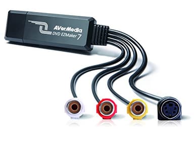 AVerMedia DVD EZMaker 7 (C039) – Boitier d'acquisition vidéo analogique en numérique, convertissez vos VHS en DVD facilement (VHS, Video8 et Hi8)