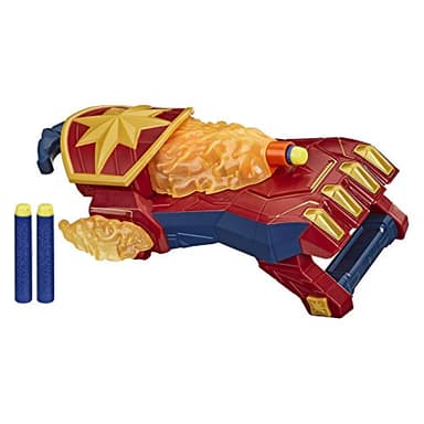 Marvel Avengers – Blaster à photons Captain Marvel lance-fléchettes Nerf Power Moves