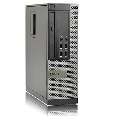 PC Desktop I5 DELL 7010 SFF (ordinateur de bureau Intel Core i5-3470- 3.2 GHz, 16 Go de RAM, SSD 240 Go, DVD, Licence Windows 10 Pro) (Reconditionné)