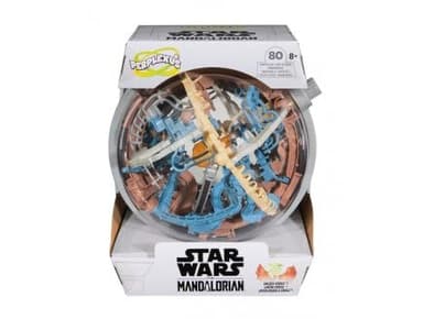 cavernedesjouets Sphere pour perplexus Mandalorian 80 defis - pour Star Wars Collector - Boule Labyrinthe Parcours 3D - Set Jeu Casse Tete et Carte