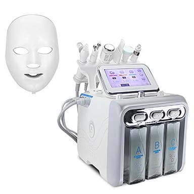 LYAZFC Machine d'oxygène de l'hydrogène Beauté Professionnelle Machine hydrafaciale Rejuvenation Petit Appareil Bubble Nettoyage en Profondeur,7 in 1