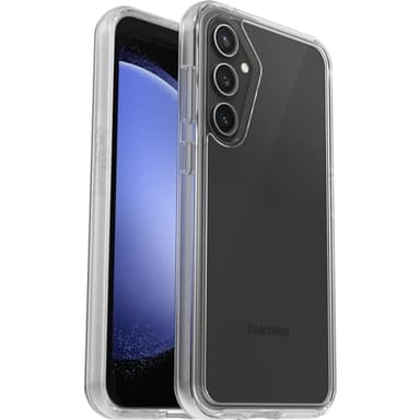 Otterbox Coque Symmetry pour Samsung Galaxy S23 FE, Antichoc, résistante aux Chutes, Coque de Protection Fine, 3X testée Selon la Norme Militaire, Transparent, Livré sans Emballage