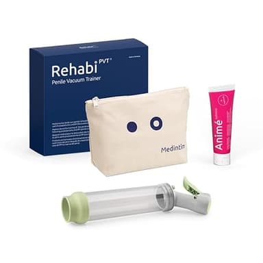 Medintim Rehabi - Pompe à pénis médicale pour rééducation pénienne - Dispositif Post-Prostatectomie et Maladie de Lapeyronie - Système Vacuum - Pompe à vide - Dispositif Médical CE