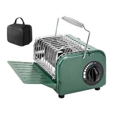 Four à gaz de tente - 1200 W - Avec sac de transport - Portable 3 - Pour trekking, extérieur, randonnée, hiver, pêche, loisirs, pique-nique, voyage