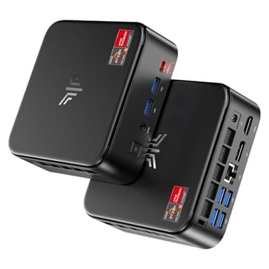 NiPoGi E3B Mini PC par ΑΜD Ryzen 5 7430U(Max 4.3GHz,6C/12T, Mieux Que 5500U/5650U/5675U),16Go RAM/512Go SSD,Mini Ordinateur de Bureau Étude,WiFi 6/BT 5.2/4K Triple Display/VESA Supporté